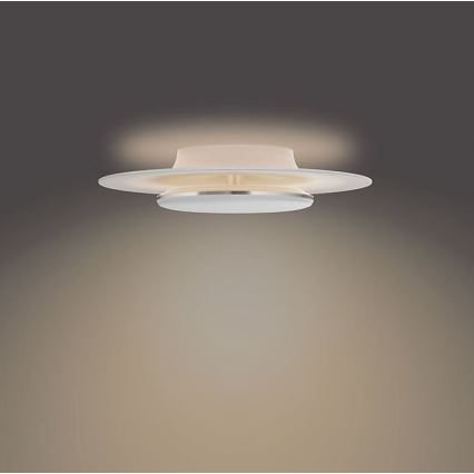 Philips- LED Dimmable φωτιστικό οροφής SCENE SWITCH LED/30W/230V 2700K ασήμι