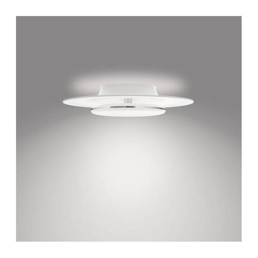 Philips- LED Dimmable φωτιστικό οροφής SCENE SWITCH LED/30W/230V 4000K ασήμι