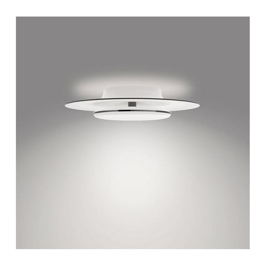 Philips- LED Dimmable φωτιστικό οροφής SCENE SWITCH LED/30W/230V 4000K μαύρο