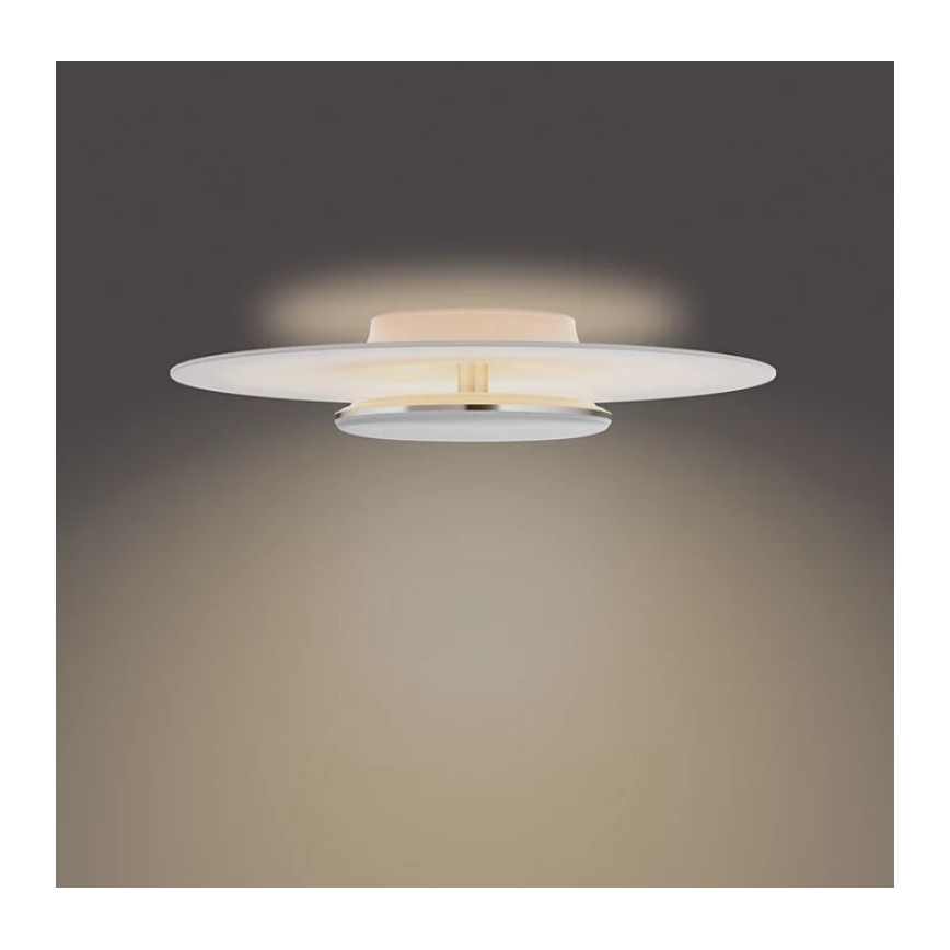 Philips- LED Dimmable φωτιστικό οροφής SCENE SWITCH LED/40W/230V 2700K ασήμι