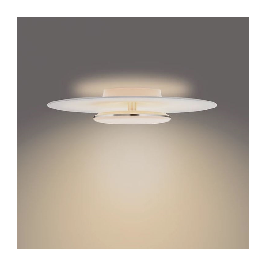 Philips- LED Dimmable φωτιστικό οροφής SCENE SWITCH LED/40W/230V 2700K ασήμι