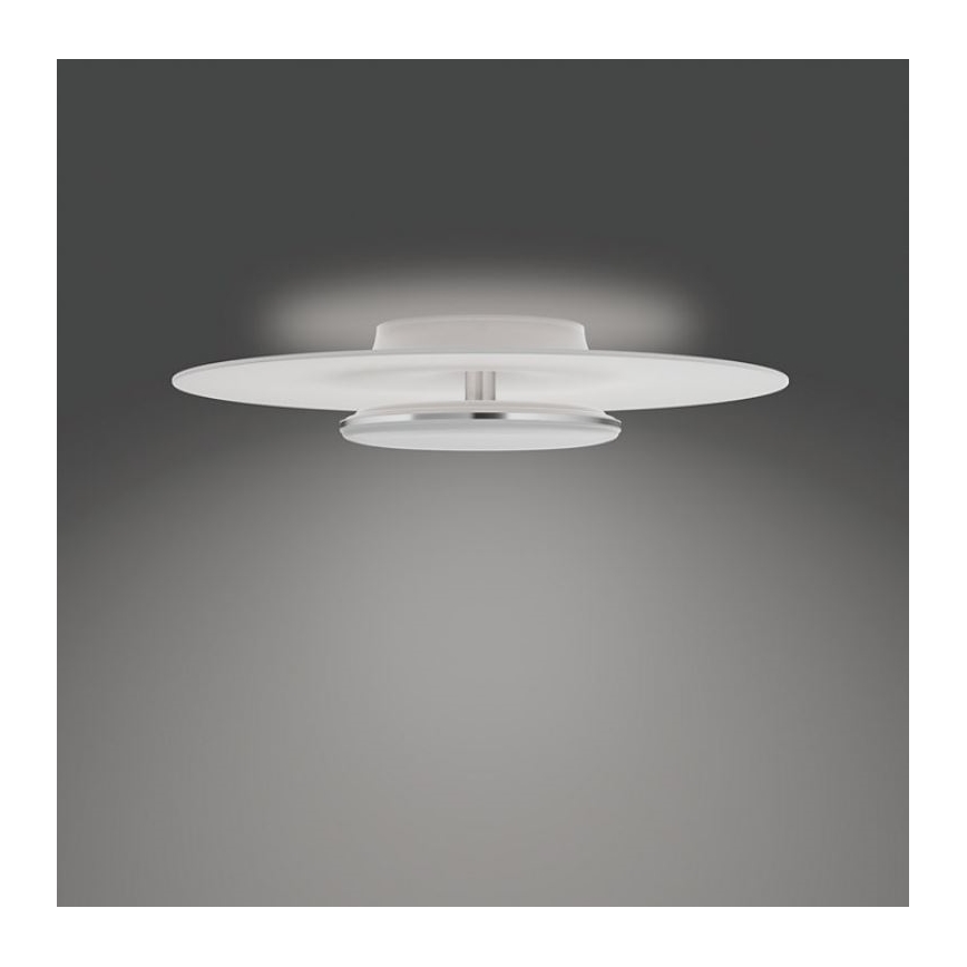 Philips- LED Dimmable φωτιστικό οροφής SCENE SWITCH LED/40W/230V 4000K ασήμι