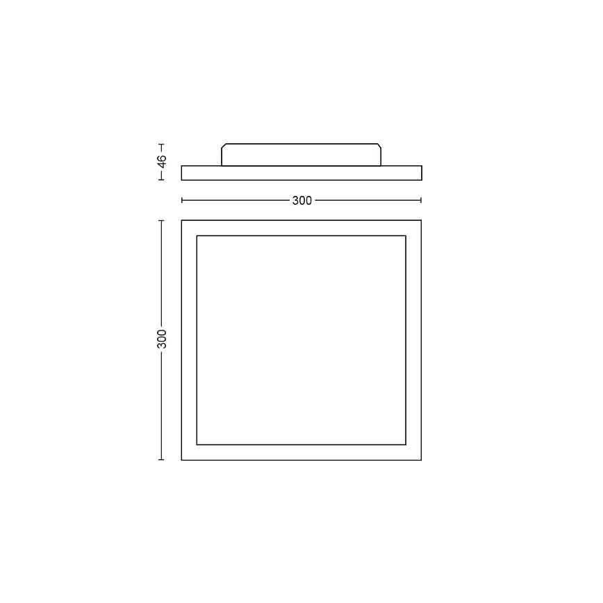 Philips - LED Dimmable φωτιστικό οροφής Hue LED/19W/230V 2200-6500K + τηλεχειριστήριο