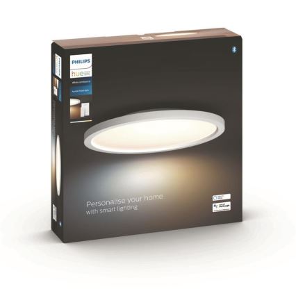 Philips - LED Dimmable φωτιστικό οροφής Hue LED/19W/230V 2200-6500K + τηλεχειριστήριο