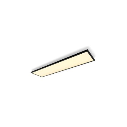 Philips - LED Dimmable φωτιστικό οροφής Hue AURELLE LED/39W/230V 2200-6500K 120x30 cm μαύρο