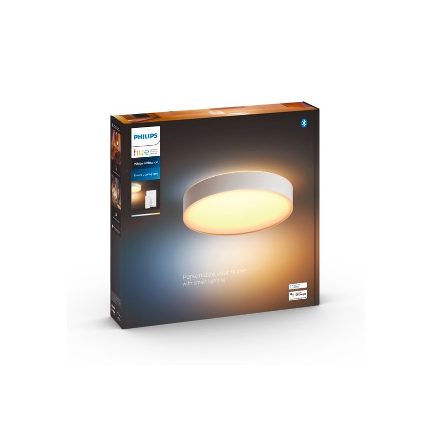 Philips - LED Dimmable φωτιστικό οροφής Hue LED/33,5W/230V 2200-6500K διάμετρος 425 mm λευκό + τηλεχειριστήριο