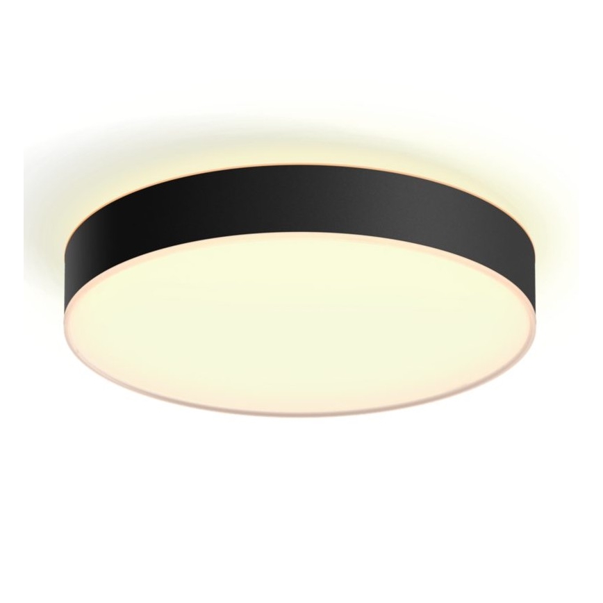 Philips - LED Dimmable φωτιστικό οροφής Hue LED/33,5W/230V 2200-6500K διάμετρος 425 mm μαύρο + τηλεχειριστήριο