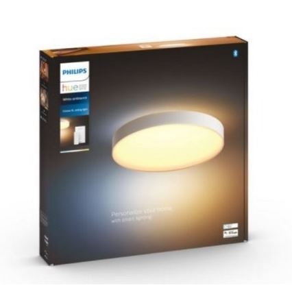 Philips - LED Dimmable φωτιστικό οροφής Hue LED/48W/230V 2200-6500K διάμετρος 551 mm λευκό + τηλεχειριστήριο