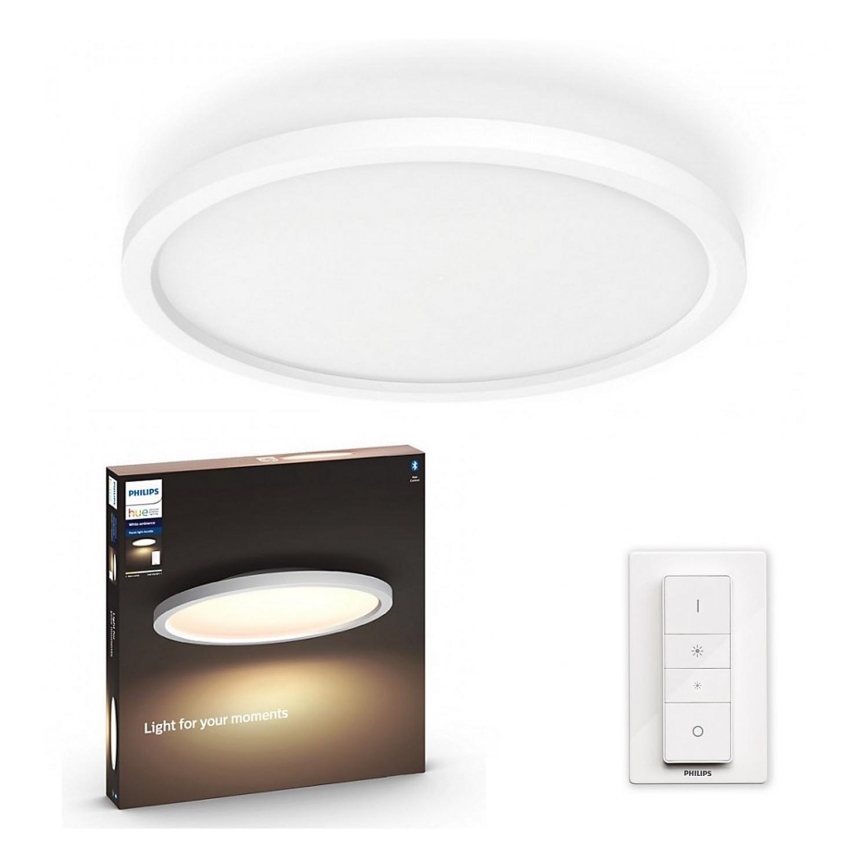 Philips - LED Dimmable φωτιστικό οροφής Hue LED/19W/230V 2200-6500K + τηλεχειριστήριο