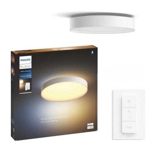 Philips - LED Dimmable φωτιστικό οροφής Hue LED/48W/230V 2200-6500K διάμετρος 551 mm λευκό + τηλεχειριστήριο