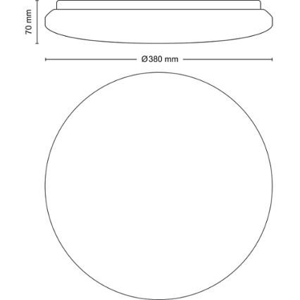 Philips - LED Dimmable φωτιστικό οροφής LED/24W/230V 2700-6500K + τηλεχειριστήριο