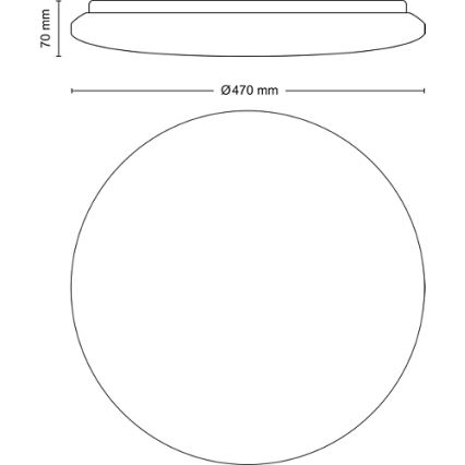 Philips - LED Dimmable φωτιστικό οροφής LED/40W/230V 2700-6500K + τηλεχειριστήριο