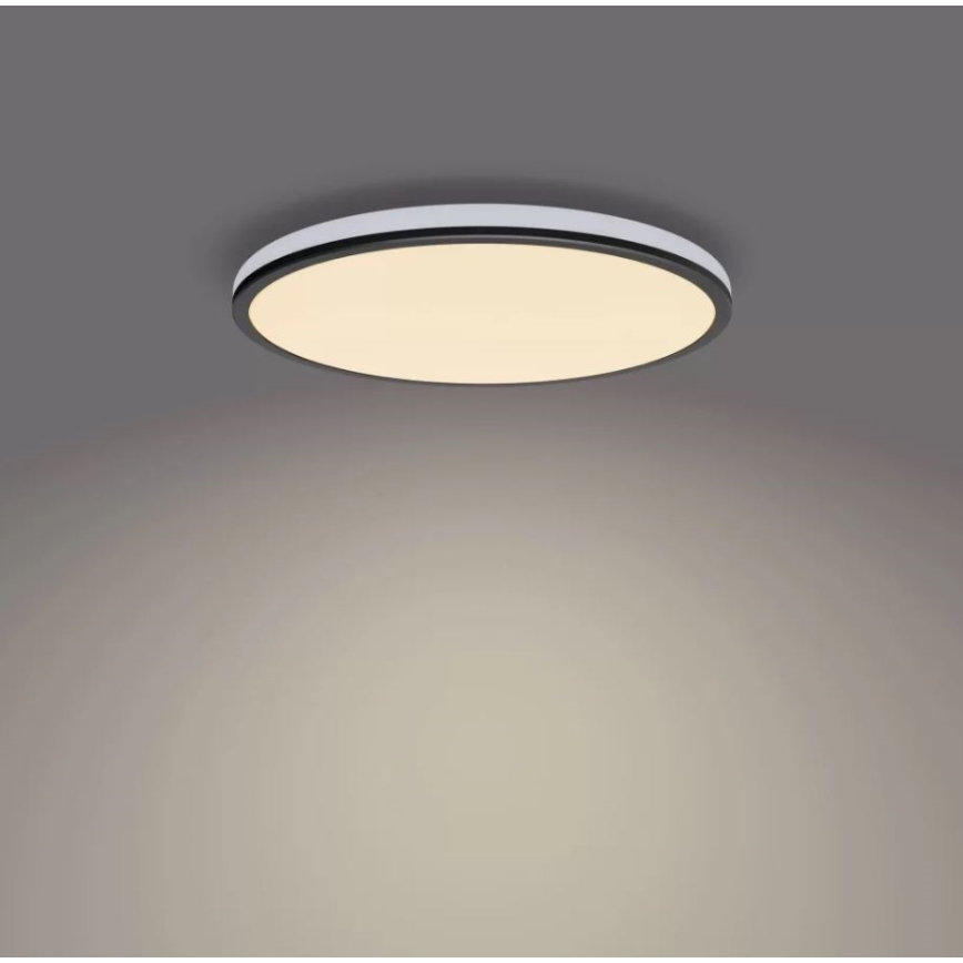 Philips - LED Dimmable φωτιστικό οροφής SCENE SWITCH LED/18W/230V διάμετρος 30 cm 2700K μαύρο
