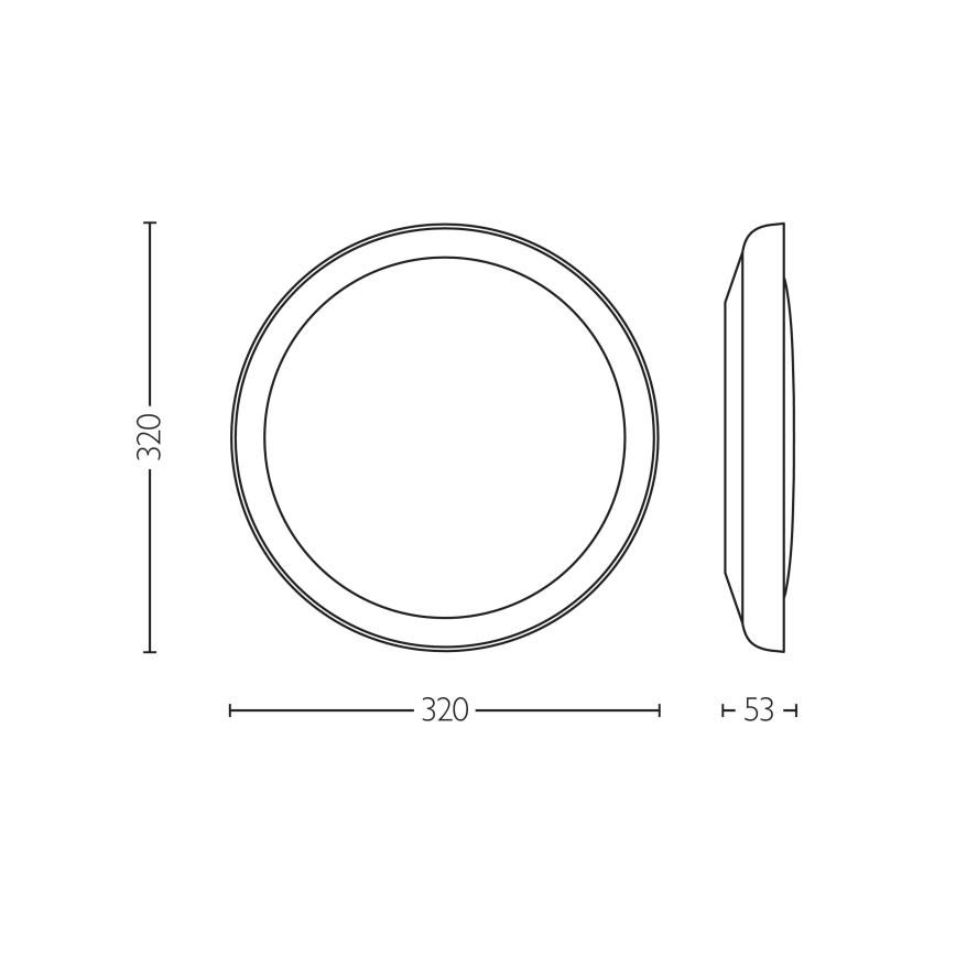 Philips - LED Dimmable φωτιστικό οροφής PEBBLO SCENE SWITCH LED/10W/230V 2700K λευκό
