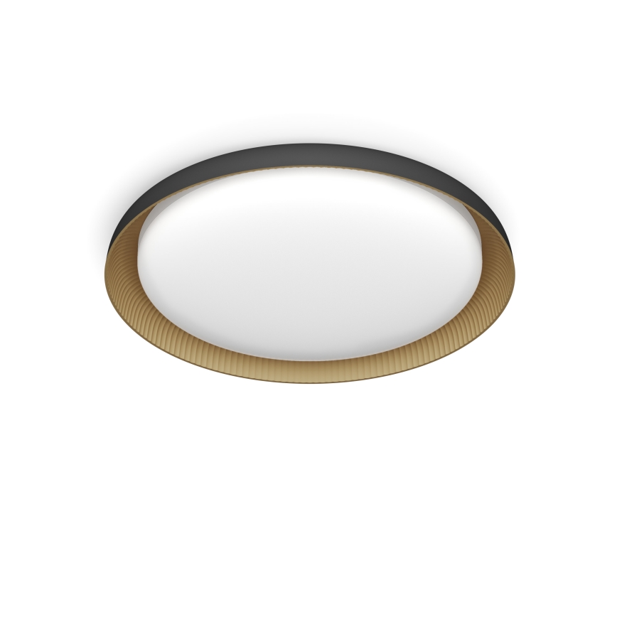 Philips - LED Dimmable φωτιστικό οροφής PEBBLO SCENE SWITCH LED/10W/230V 2700K μαύρο