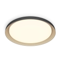 Philips - LED Dimmable φωτιστικό οροφής PEBBLO SCENE SWITCH LED/10W/230V 2700K μαύρο