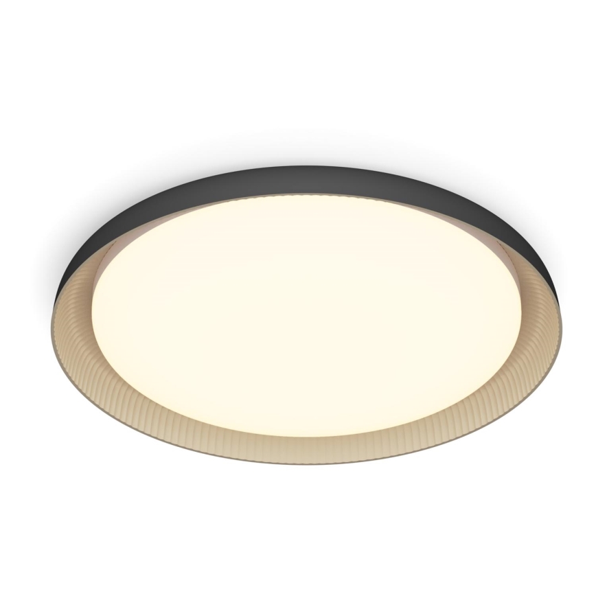 Philips - LED Dimmable φωτιστικό οροφής PEBBLO SCENE SWITCH LED/10W/230V 2700K μαύρο