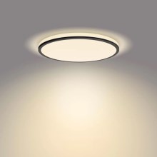 Philips - LED Dimmable φωτιστικό οροφής SCENE SWITCH LED/18W/230V διάμετρος 30 cm 2700K μαύρο