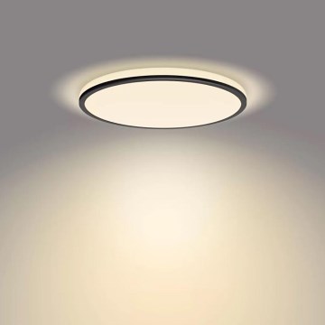 Philips - LED Dimmable φωτιστικό οροφής SCENE SWITCH LED/18W/230V διάμετρος 30 cm 2700K μαύρο