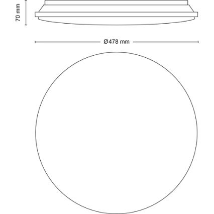 Philips - LED Dimmable φωτιστικό οροφής LED/40W/230V 2700-6500K + τηλεχειριστήριο