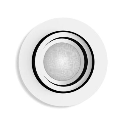 Philips - LED Dimmable χωνευτό φωτιστικό Hue MILLISKIN 1xGU10/4,2W/230V 2200-6500K λευκό