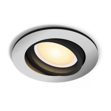 Philips - LED Dimmable χωνευτό φωτιστικό Hue MILLISKIN 1xGU10/4,2W/230V 2200-6500K