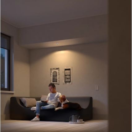 Philips - LED Dimmable χωνευτό φωτιστικό Hue MILLISKIN 1xGU10/4,2W/230V 2200-6500K λευκό