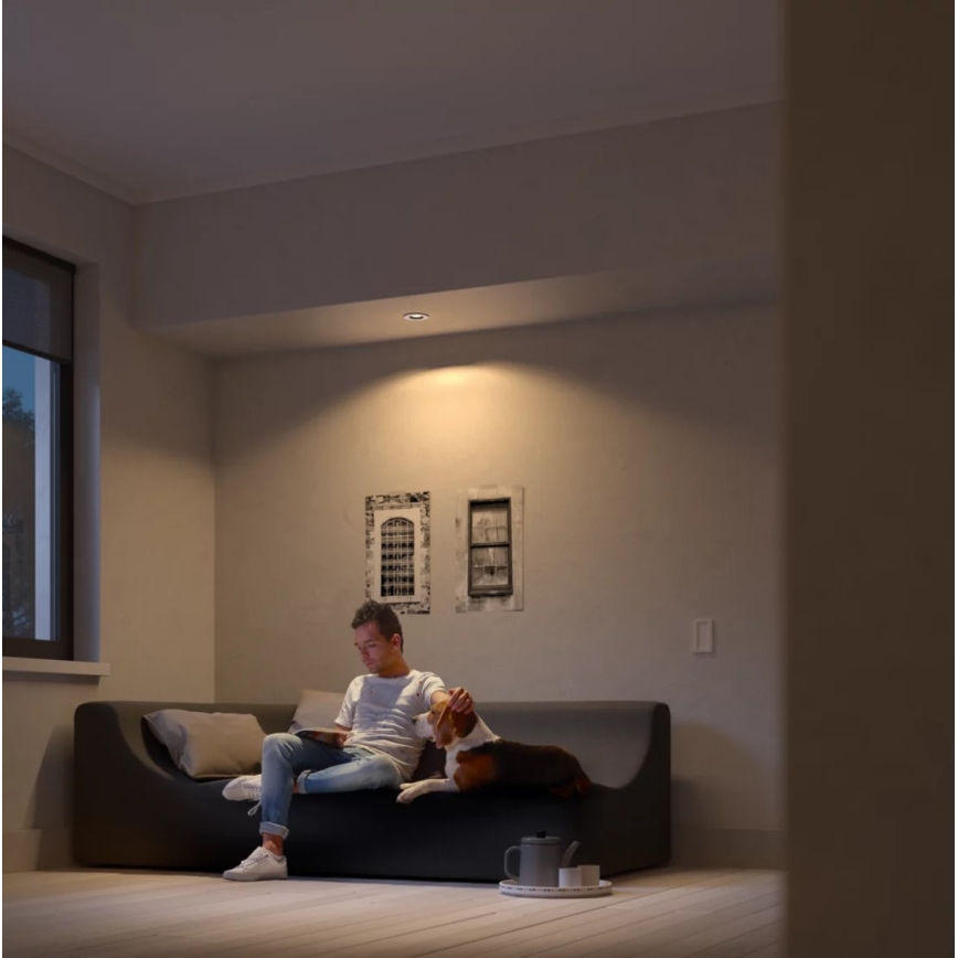 Philips - LED Dimmable χωνευτό φωτιστικό Hue MILLISKIN 1xGU10/4,2W/230V 2200-6500K λευκό