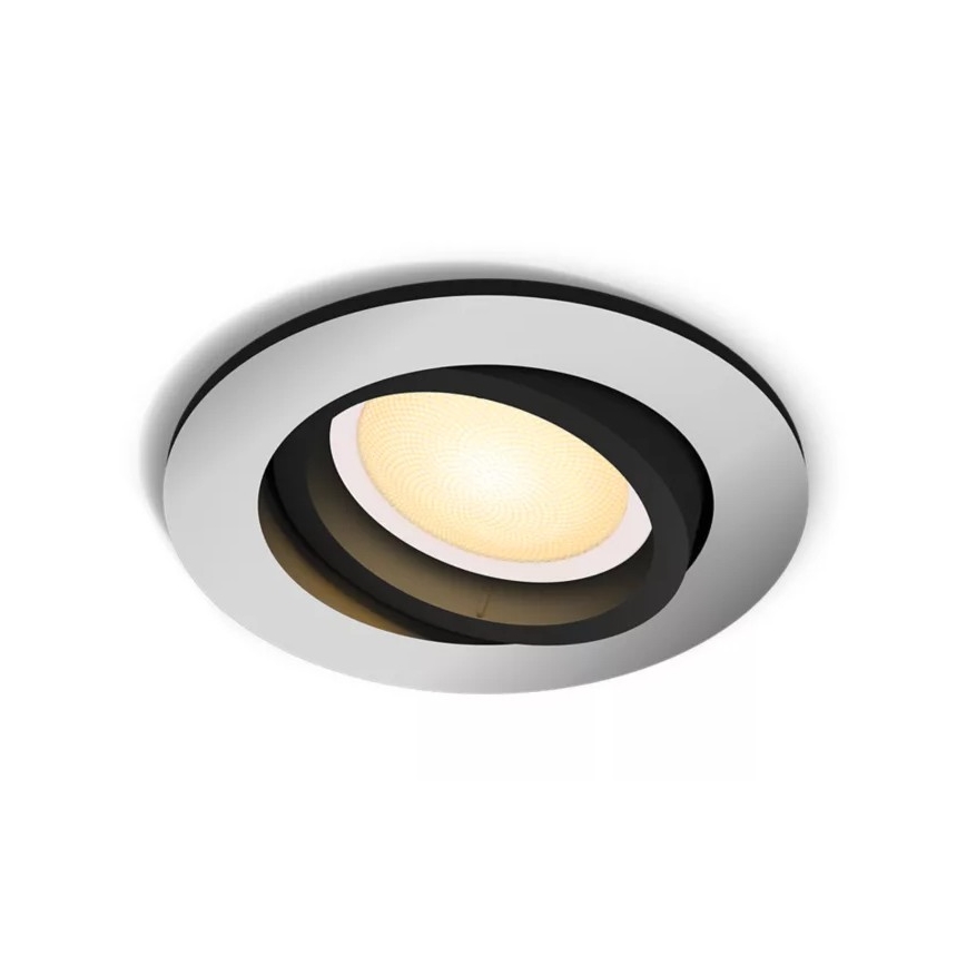 Philips - LED Dimmable χωνευτό φωτιστικό Hue MILLISKIN 1xGU10/4,2W/230V 2200-6500K