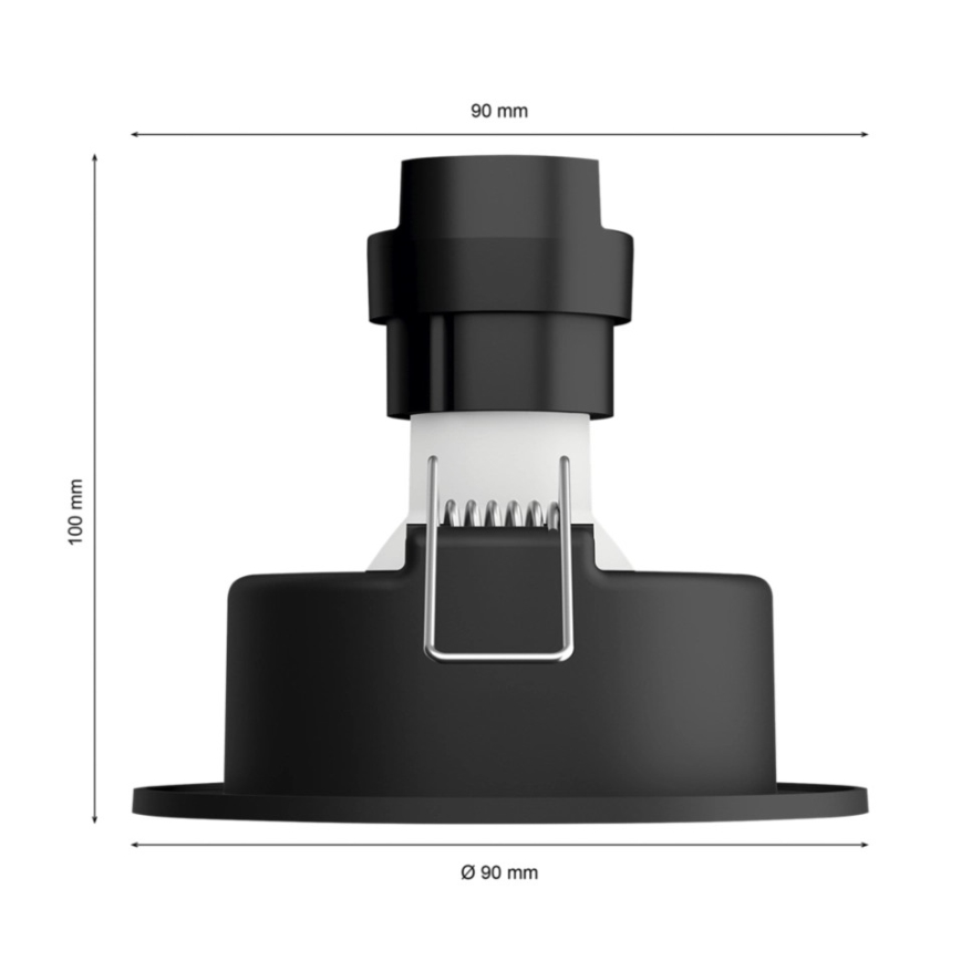 Philips - LED Dimmable χωνευτό φωτιστικό Hue MILLISKIN 1xGU10/4,2W/230V 2200-6500K