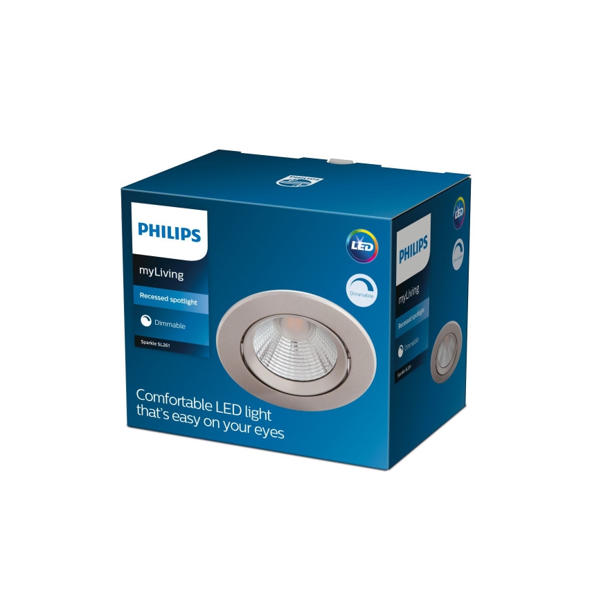 Philips - LED Dimmable χωνευτό φωτιστικό SPARKLE LED/5,5W/230V
