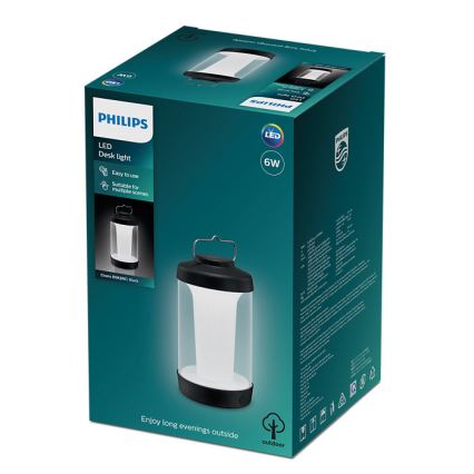 Philips - LED Dimming φορητό φωτιστικό CICERO LED/6W/5V 4000 mAh IP54