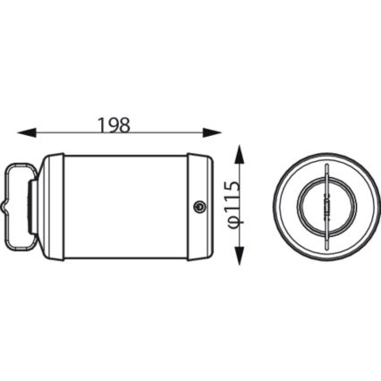 Philips - LED Dimming φορητό φωτιστικό CICERO LED/6W/5V 4000 mAh IP54