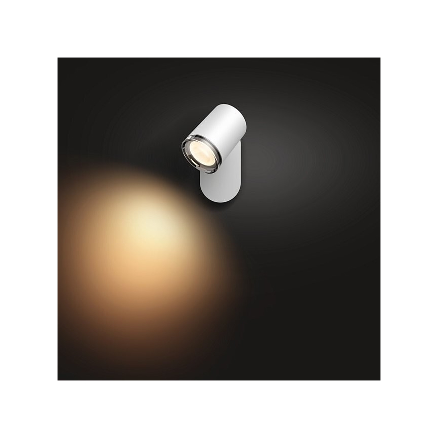 Philips - LED Dimming φωτιστικό τοίχου μπάνιου Hue ADORE 1xGU10/5W/230V IP44 + RC
