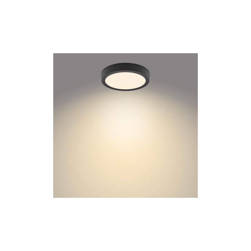 Philips - LED Φωτιστικό οροφής LED/12W/230V 2700K μαύρο