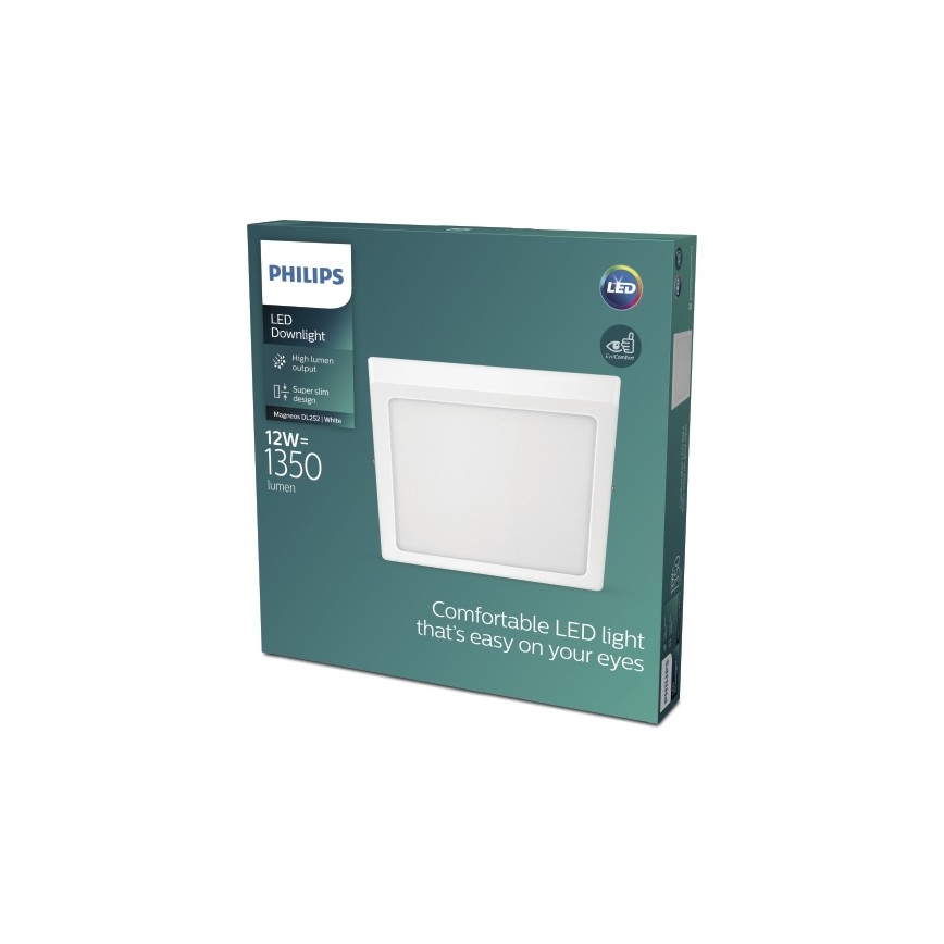 Philips - LED Φωτιστικό οροφής LED/12W/230V 4000K λευκό