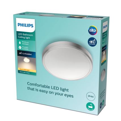 Philips - LED Φωτιστικό οροφής μπάνιου LED/17W/230V 2700K IP44