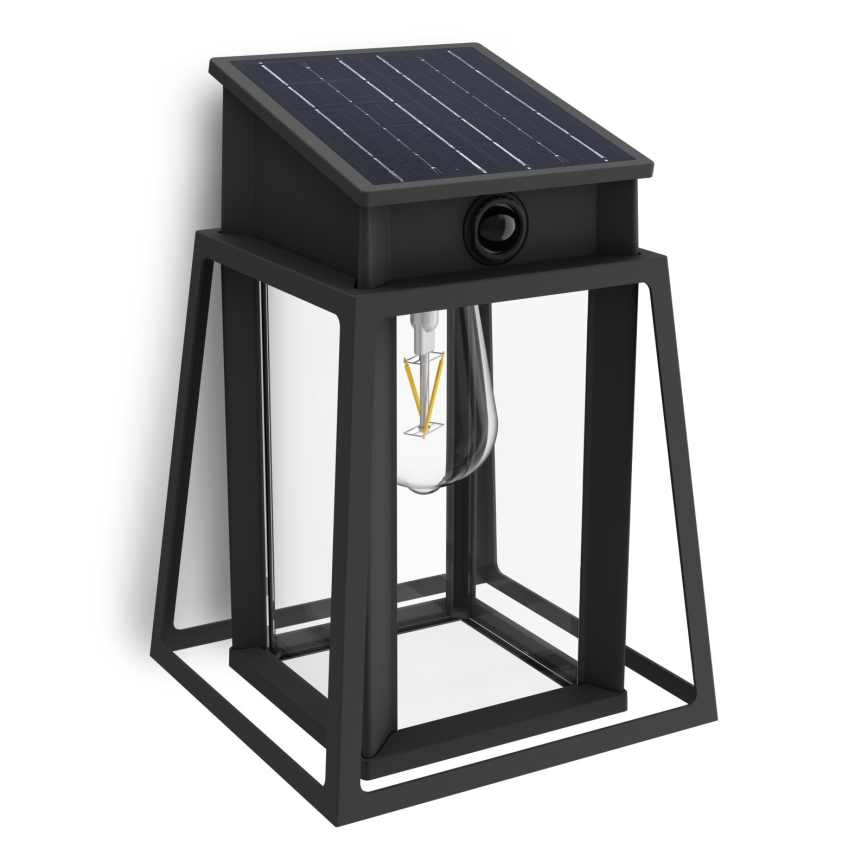 Philips - LED ηλιακό φωτιστικό τοίχου με αισθητήρα κίνησης και λυκόφως LYSIN LED/3,2W/3,7V 2600 mAh 4000K IP44