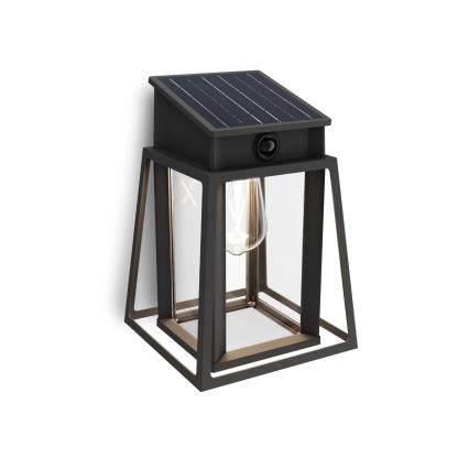 Philips - LED ηλιακό φωτιστικό τοίχου με αισθητήρα κίνησης και λυκόφως LYSIN LED/3,2W/3,7V 2600 mAh 4000K IP44