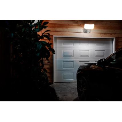 Philips - LED ηλιακό επιτοίχιο φωτιστικό με αισθητήρα κίνησης και λυκόφωτος TYLUS LED/6W/3,7V 2600 mAh 5000K IP44