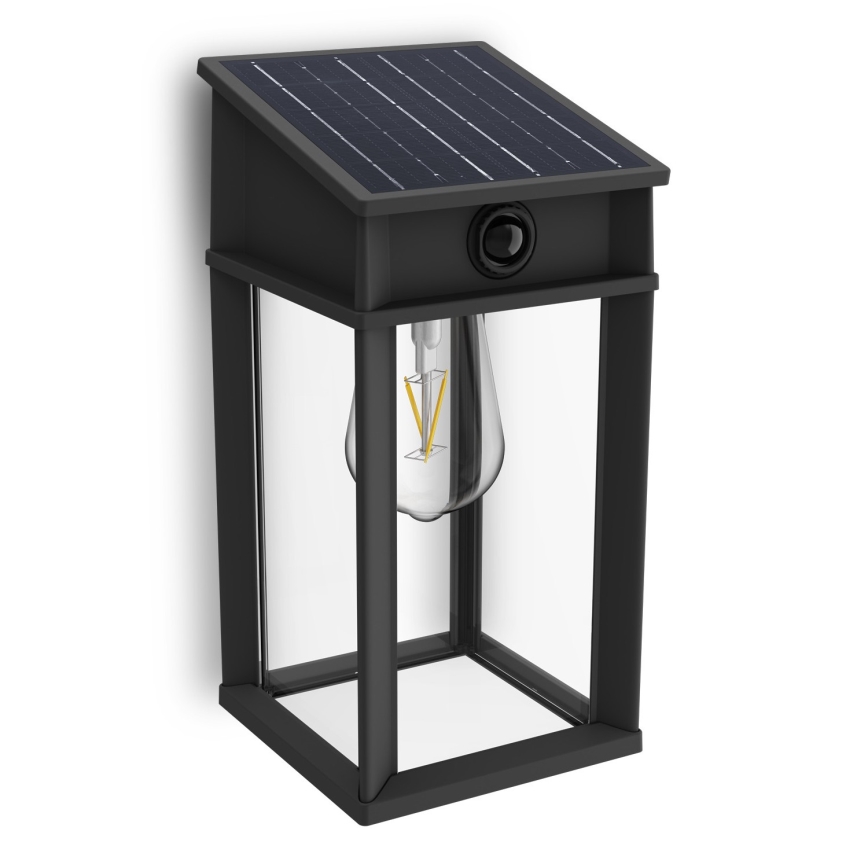 Philips - LED ηλιακό επιτοίχιο φωτιστικό με αισθητήρα κίνησης και λυκόφωτος GERI LED/3,2W/3,7V 2600 mAh 4000K IP44