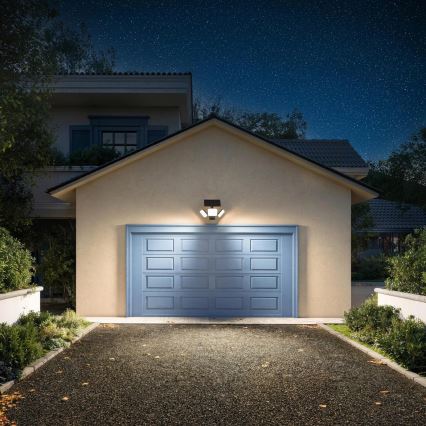 Philips - Ηλιακό επιτοίχιο φωτιστικό LED με αισθητήρα ZYREN LED/24,5W/3,7V 2600 mAh 3000K IP65