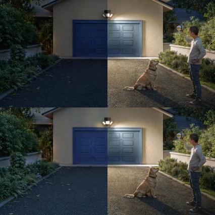 Philips - Ηλιακό επιτοίχιο φωτιστικό LED με αισθητήρα ZYREN LED/24,5W/3,7V 2600 mAh 3000K IP65