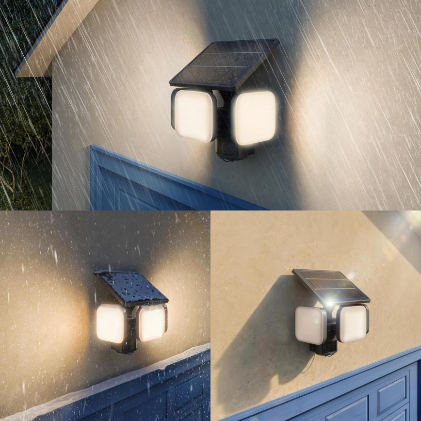 Philips - Ηλιακό επιτοίχιο φωτιστικό LED με αισθητήρα ZYREN LED/24,5W/3,7V 2600 mAh 3000K IP65