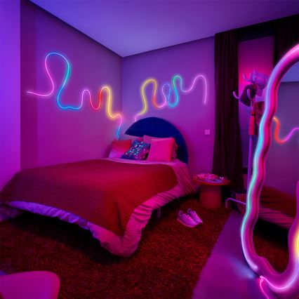 Philips - Ρυθμιζόμενη λωρίδα LED RGBIC SMART NEON FLEX 10m LED/45W/230V 2700-6500K Wi-Fi