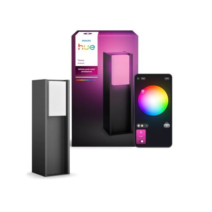 Philips - LED ρυθμιζόμενο φωτιστικό εξωτερικού χώρου Hue TURACO 1xE27/8,1W/230V 40 cm IP44