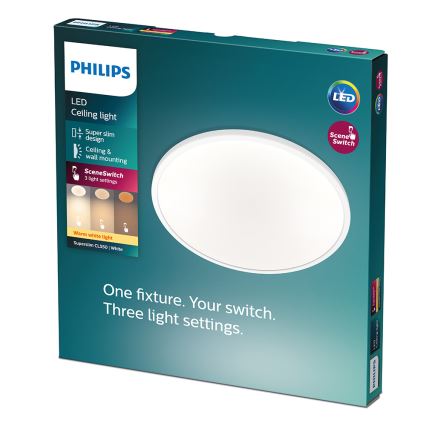 Philips - Ρυθμιζόμενο LED φωτιστικό οροφής LED/15W/230V 2700K