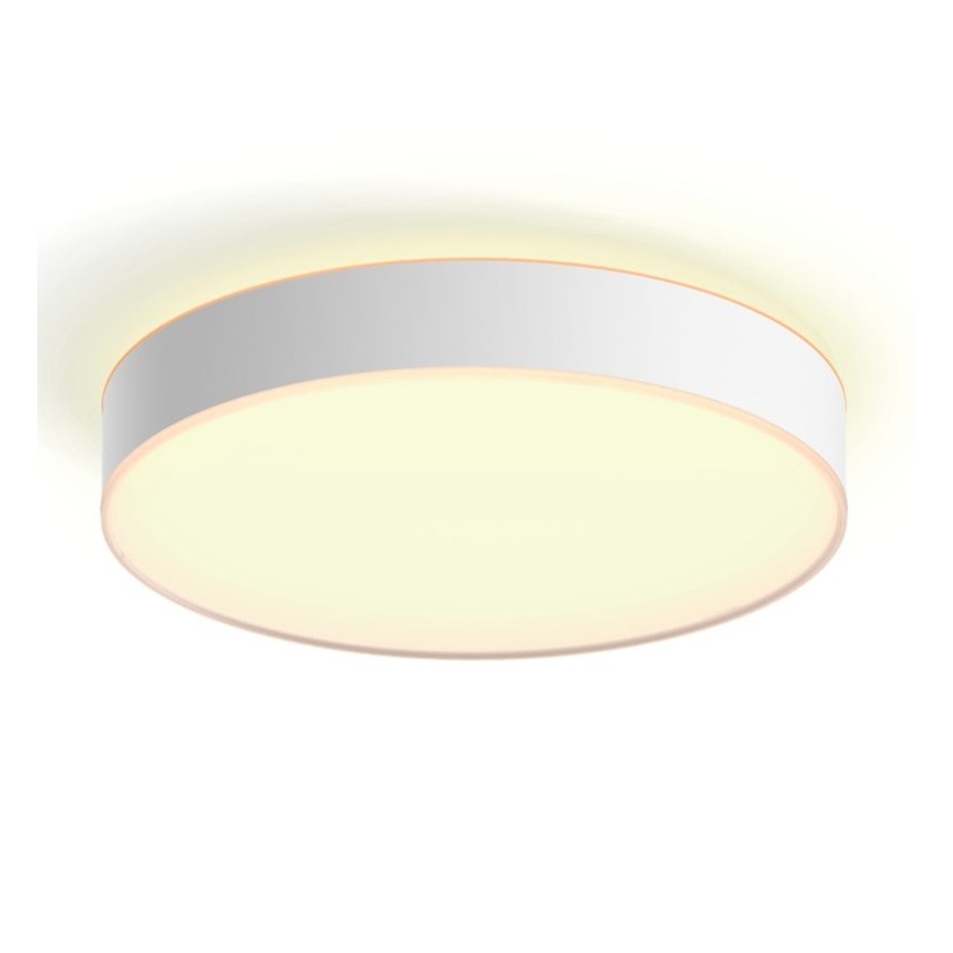 Philips - LED ρυθμιζόμενο φωτιστικό οροφής Hue LED/33,5W/230V 2200-6500K Ø 425 mm λευκό + τηλεχειριστήριο