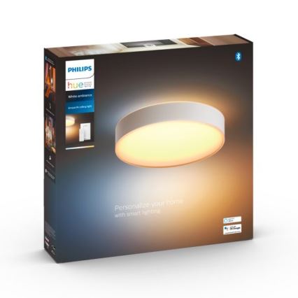 Philips - Ρυθμιζόμενο φωτιστικό οροφής Hue LED/19,2W/230V 2200-6500K Ø 381 mm λευκό + τηλεχειριστήριο