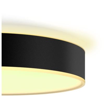 Philips - Ρυθμιζόμενο LED φωτιστικό οροφής Hue LED/19,2W/230V 2200-6500K Ø 381 mm μαύρο + τηλεχειριστήριο